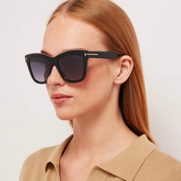 New, TOM FORD Julie Sunglasses TF685 01C Authentic - Picture 4 of 13